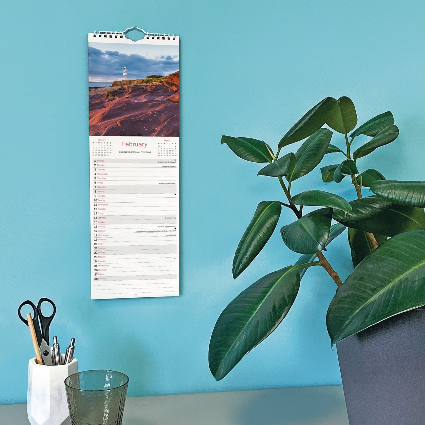 Somerset Slim Calendar 2026