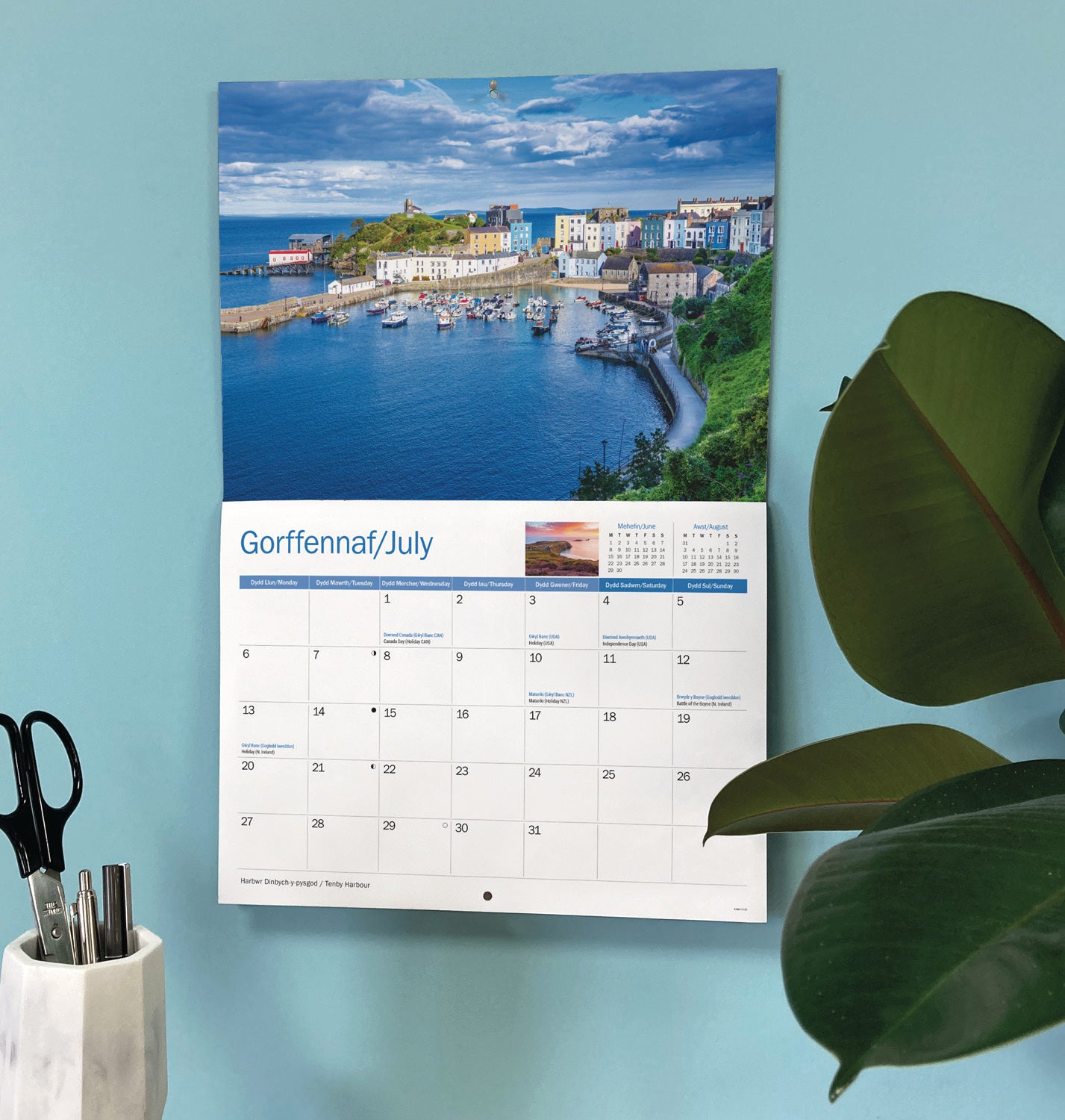 South Wales A4 Calendar 2026