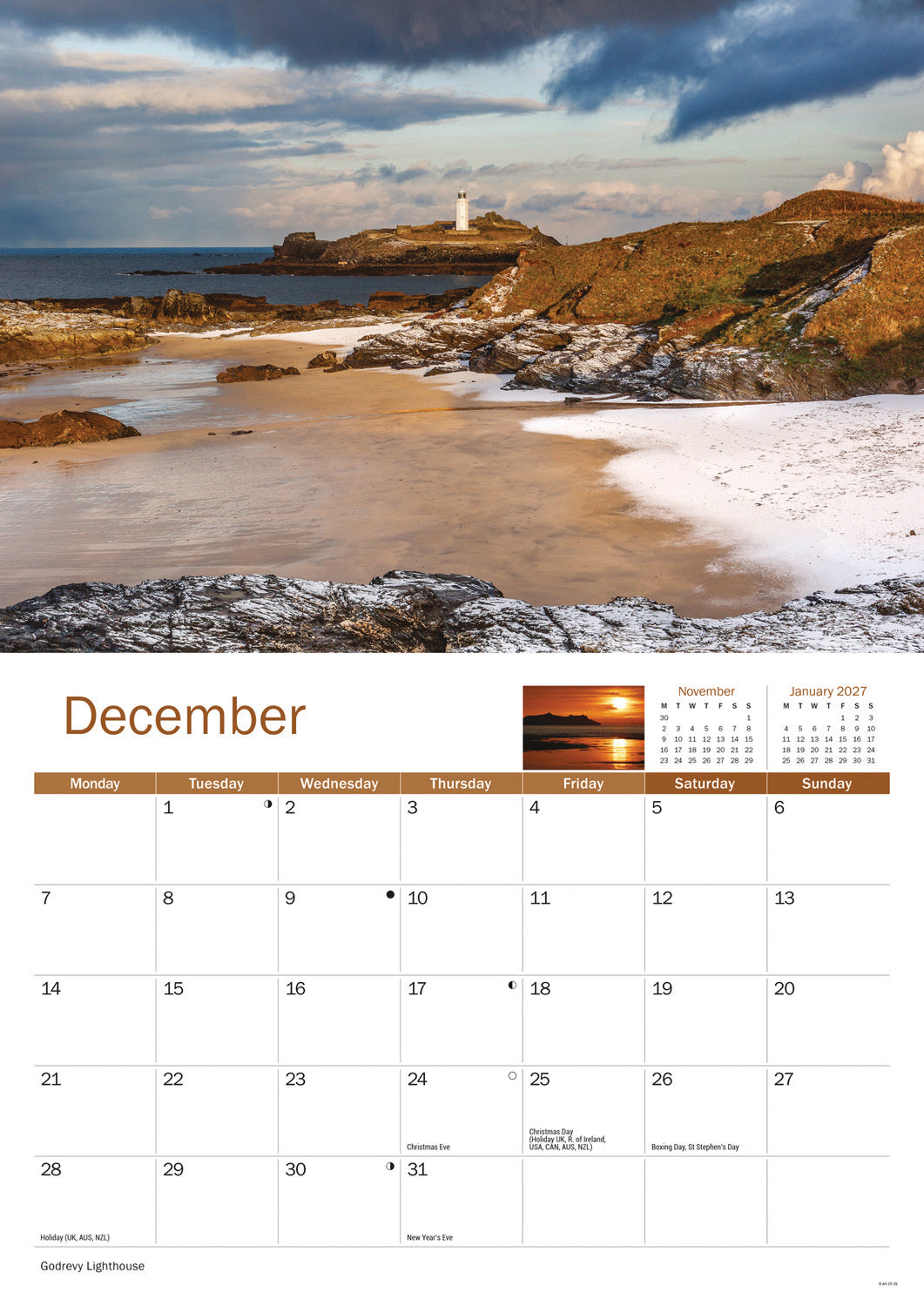 St Ives A4 Calendar 2026