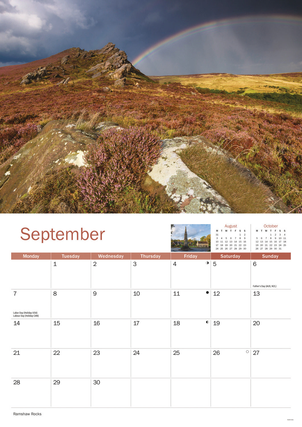 Staffordshire A4 Calendar 2026