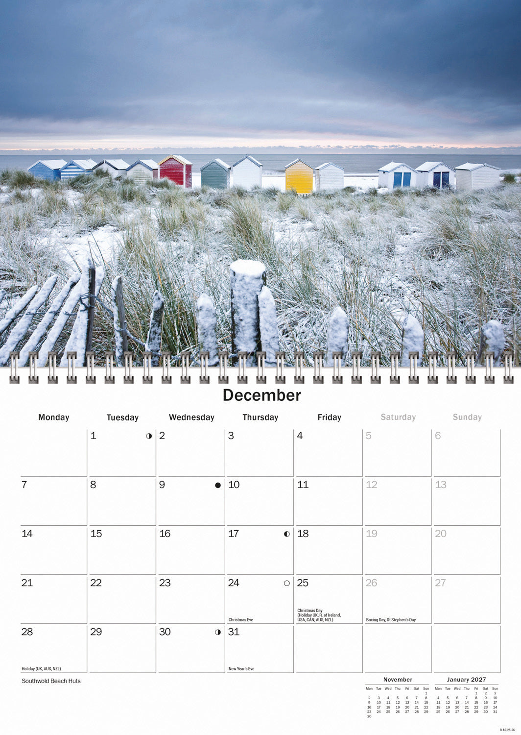 Suffolk A5 Calendar 2026