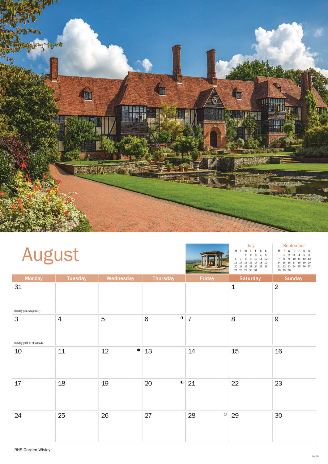 Surrey A4 Calendar 2026