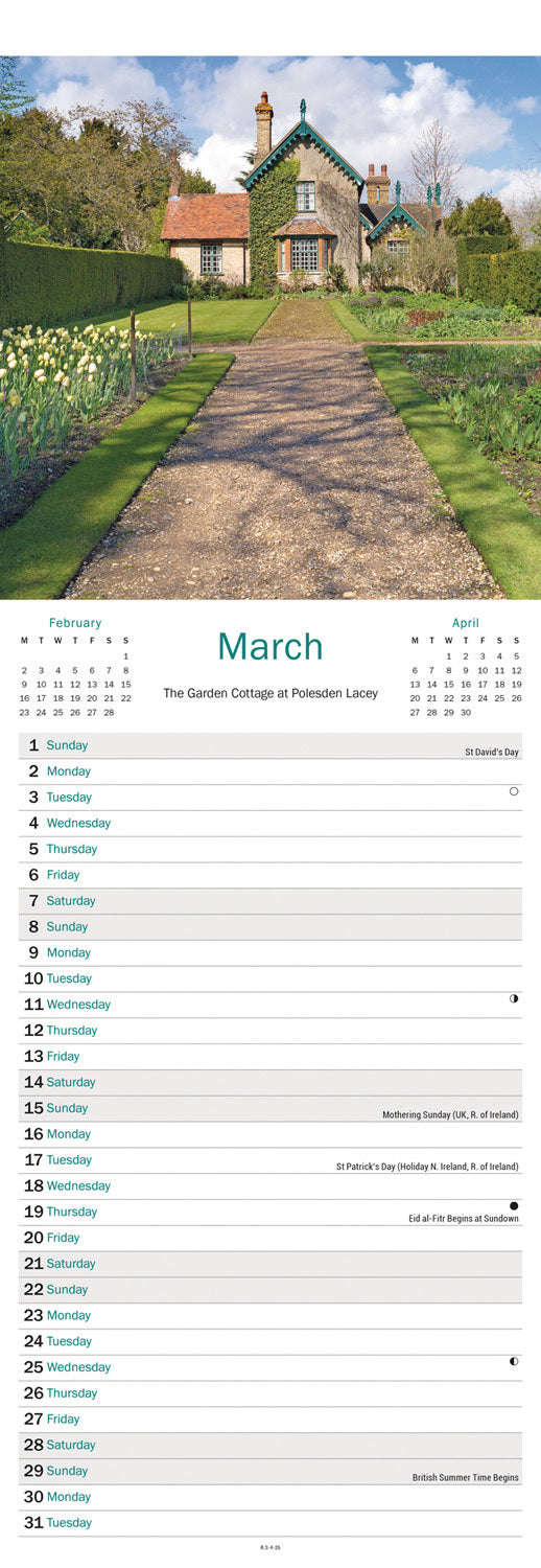 Surrey Slim Calendar 2026