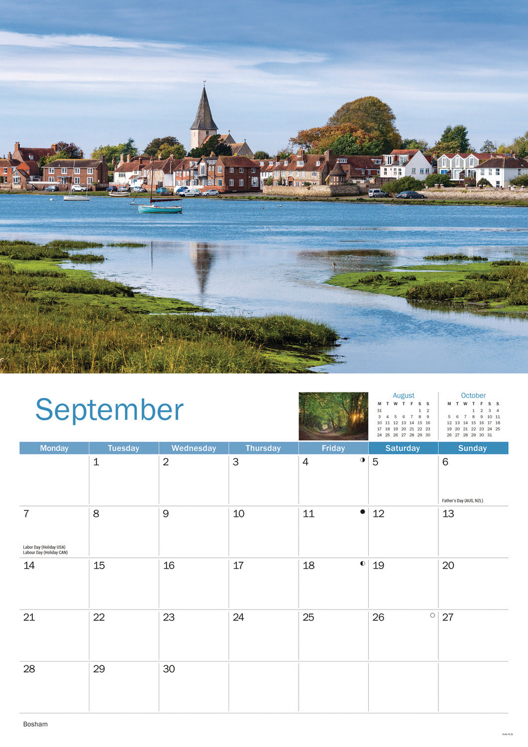 Sussex A4 Calendar 2026