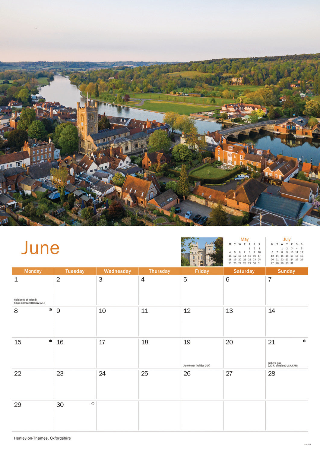 Thames & Chilterns A4 Calendar 2026
