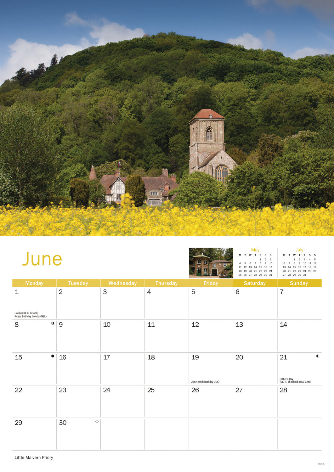 The Malverns A4 Calendar 2026