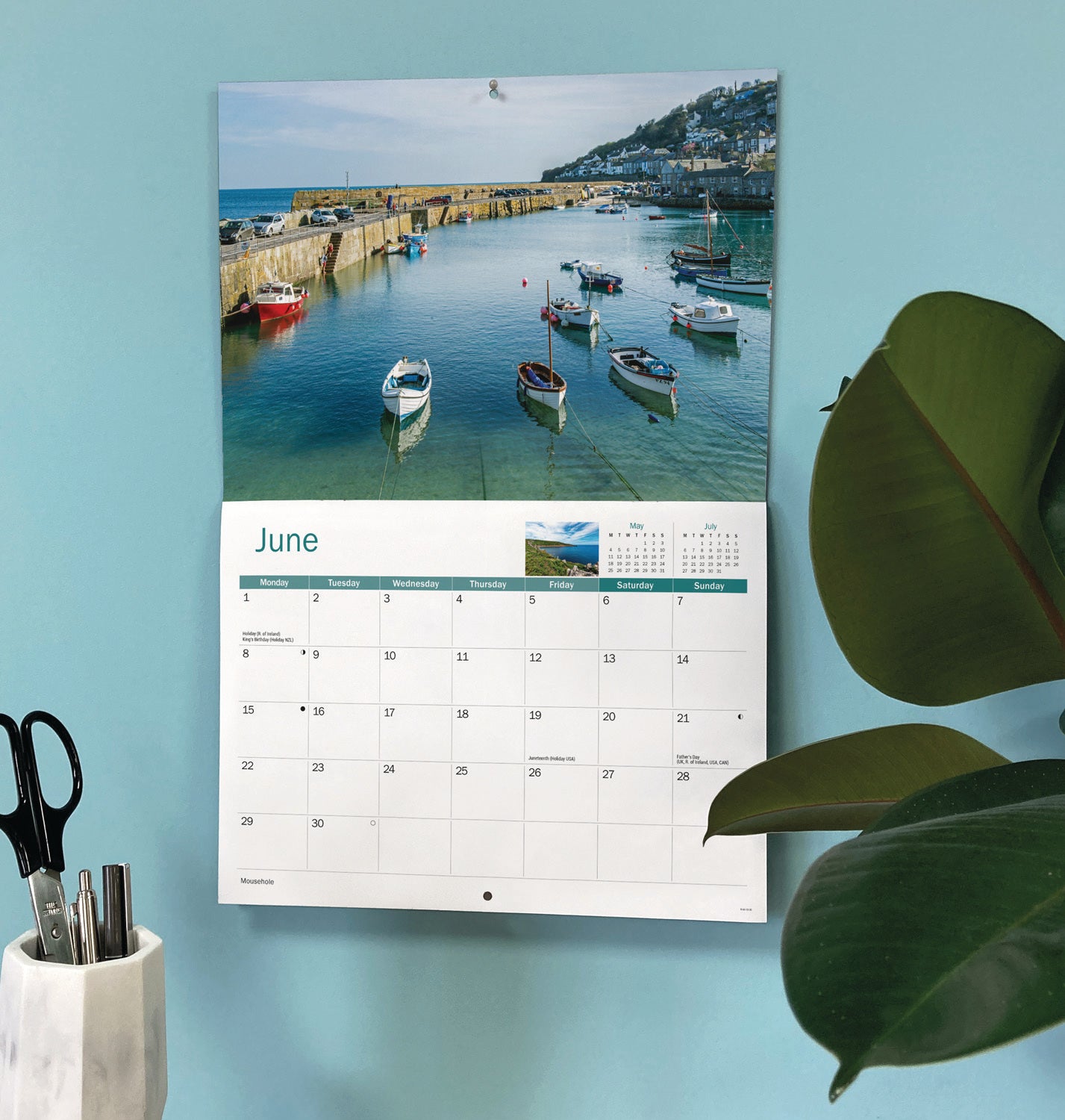 West Cornwall A4 Calendar 2026