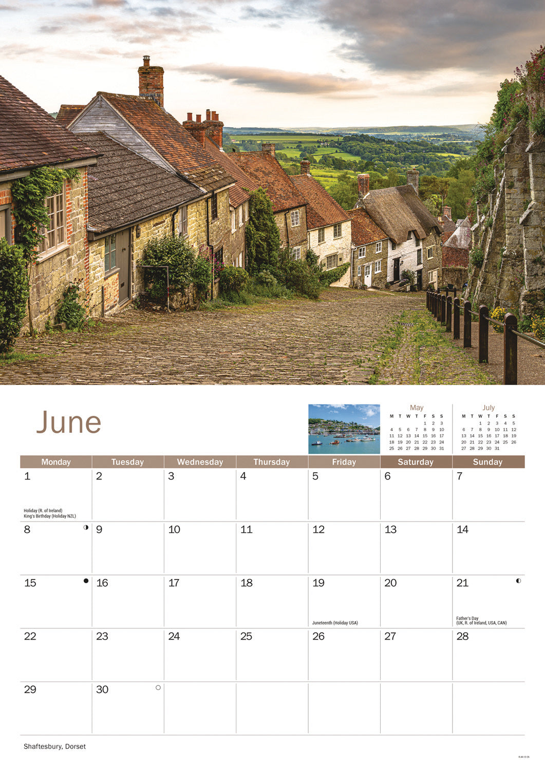 West Country A4 Calendar 2026
