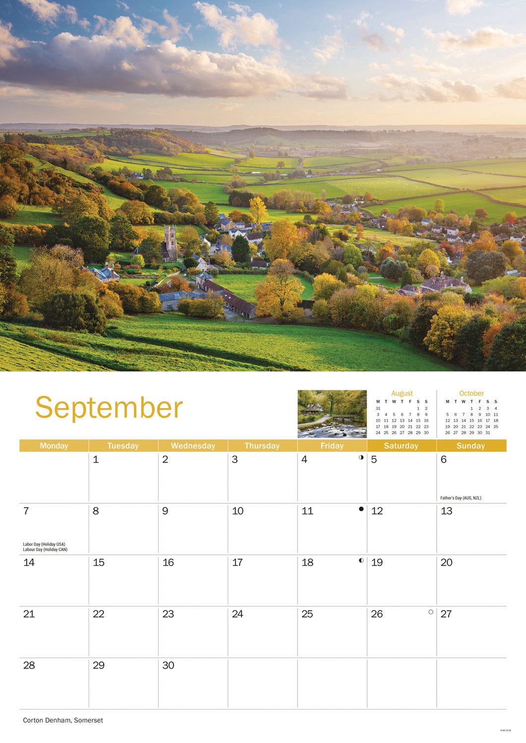 West Country A4 Calendar 2026