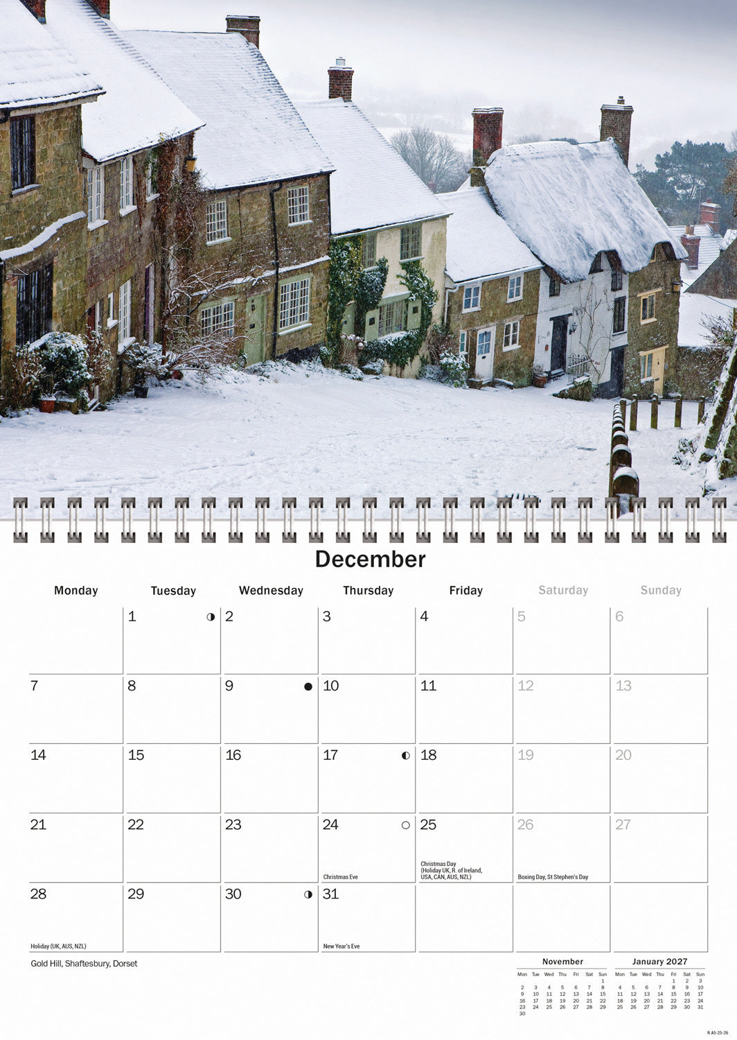 West Country A5 Calendar 2026