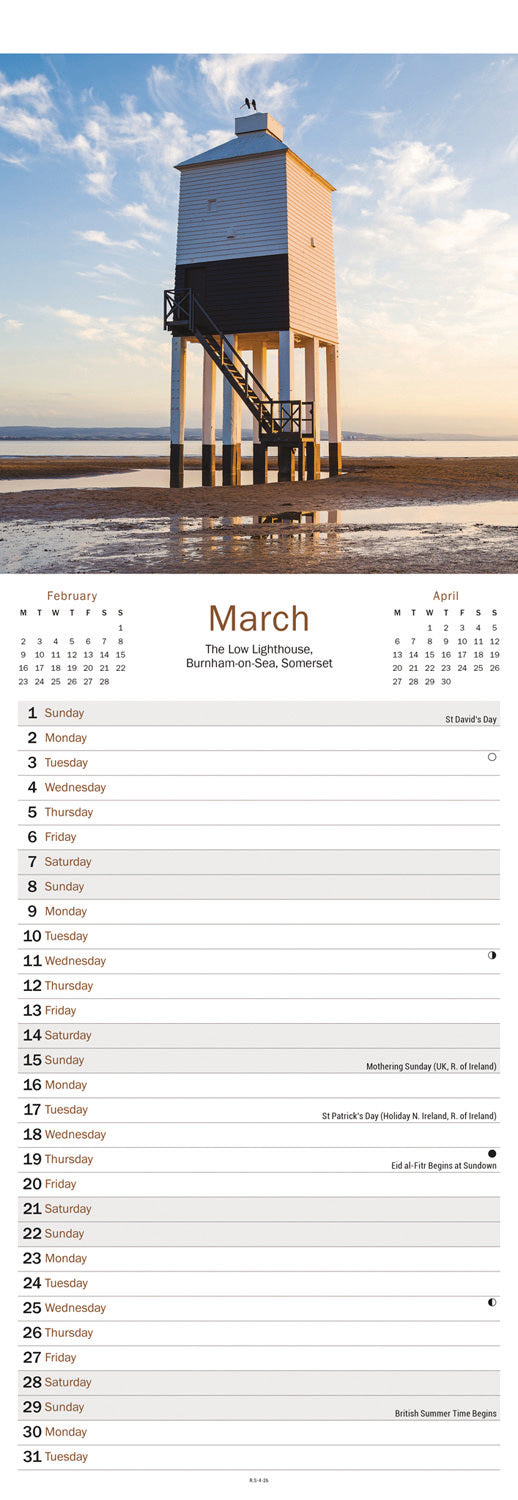 West Country Slim Calendar 2026