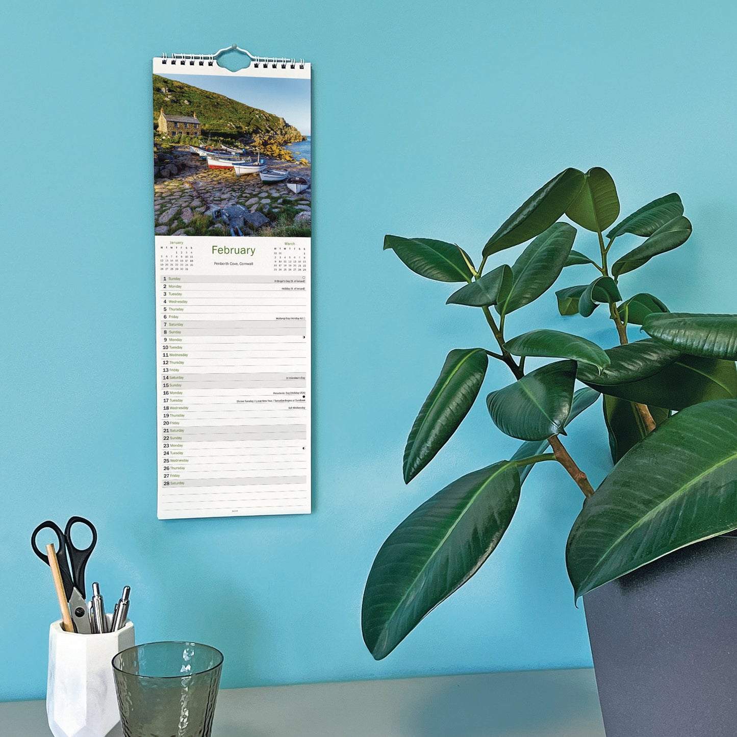 West Country Slim Calendar 2026