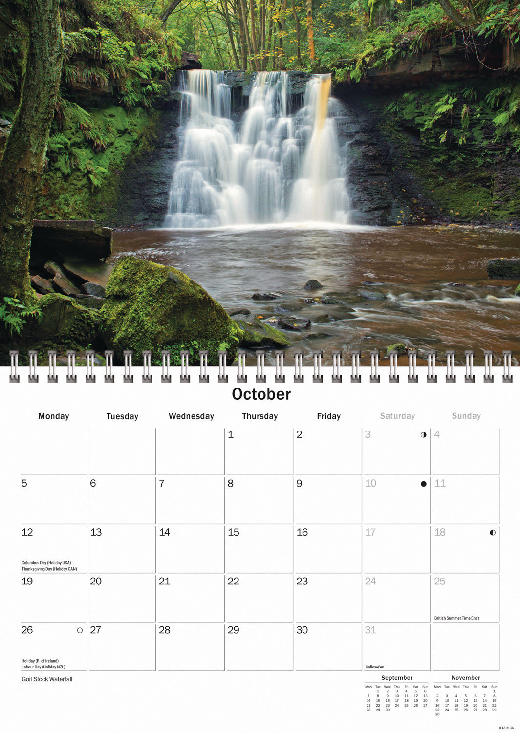 West Yorkshire A5 Calendar 2026