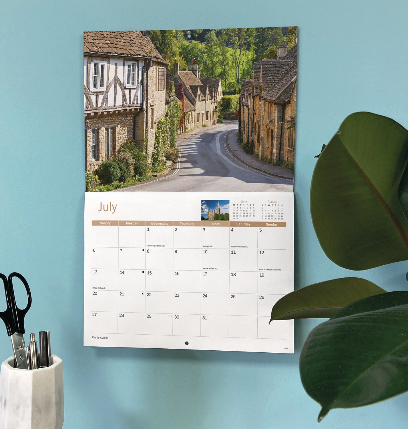 Wiltshire A4 Calendar 2026