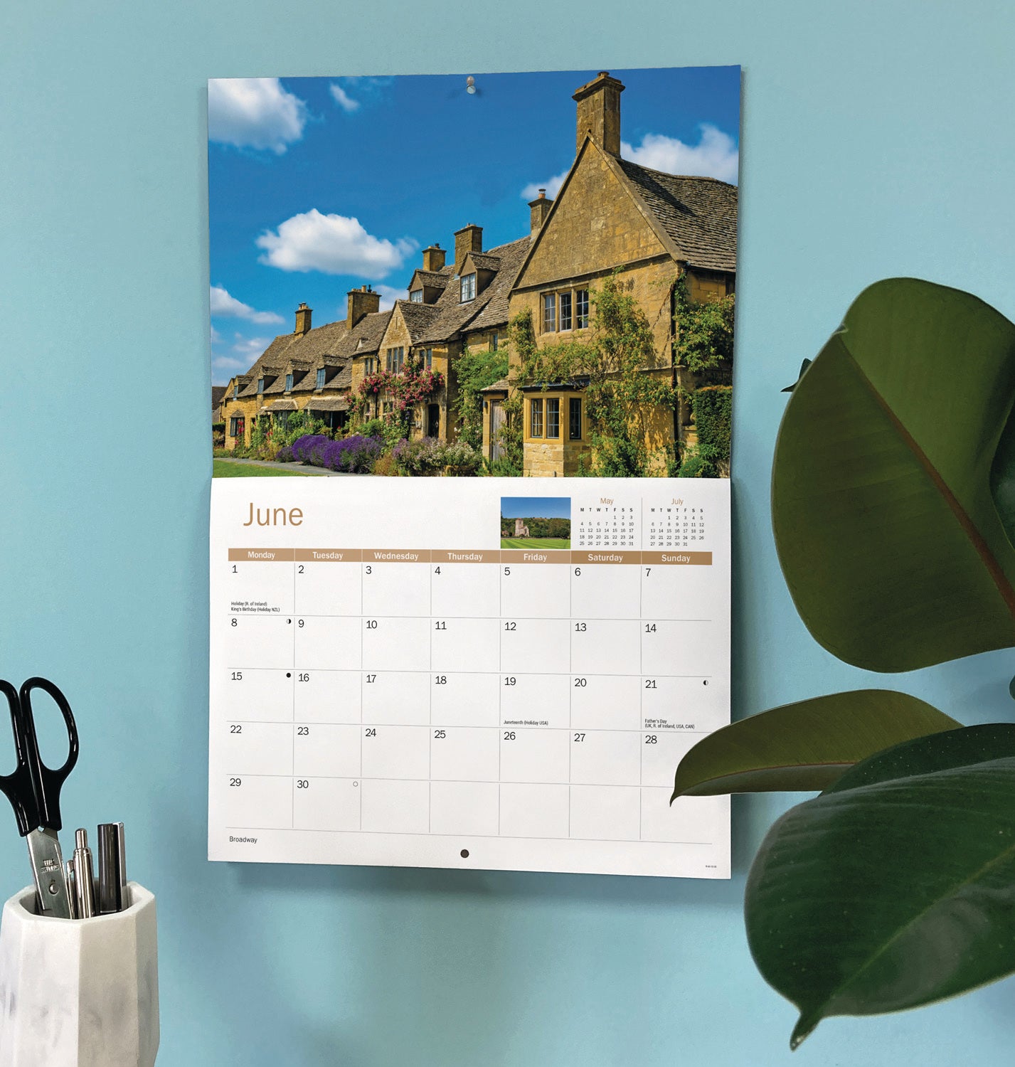 Worcestershire A4 Calendar 2026