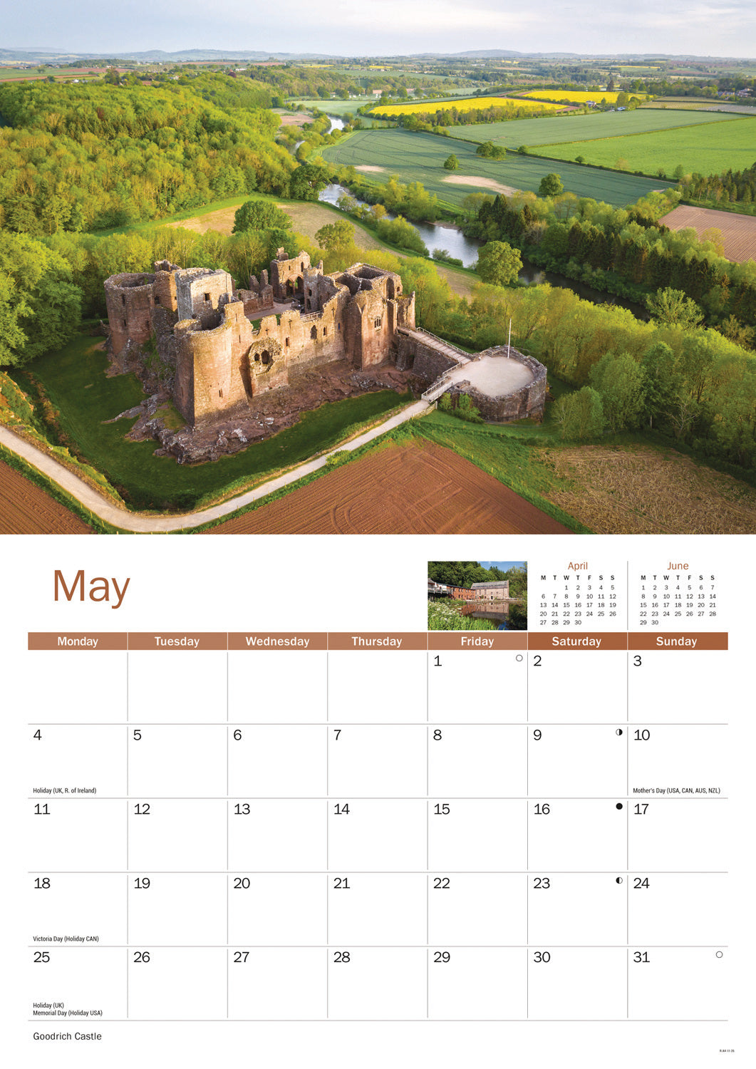 Wye Valley & The Forest of Dean A4 Calendar 2026