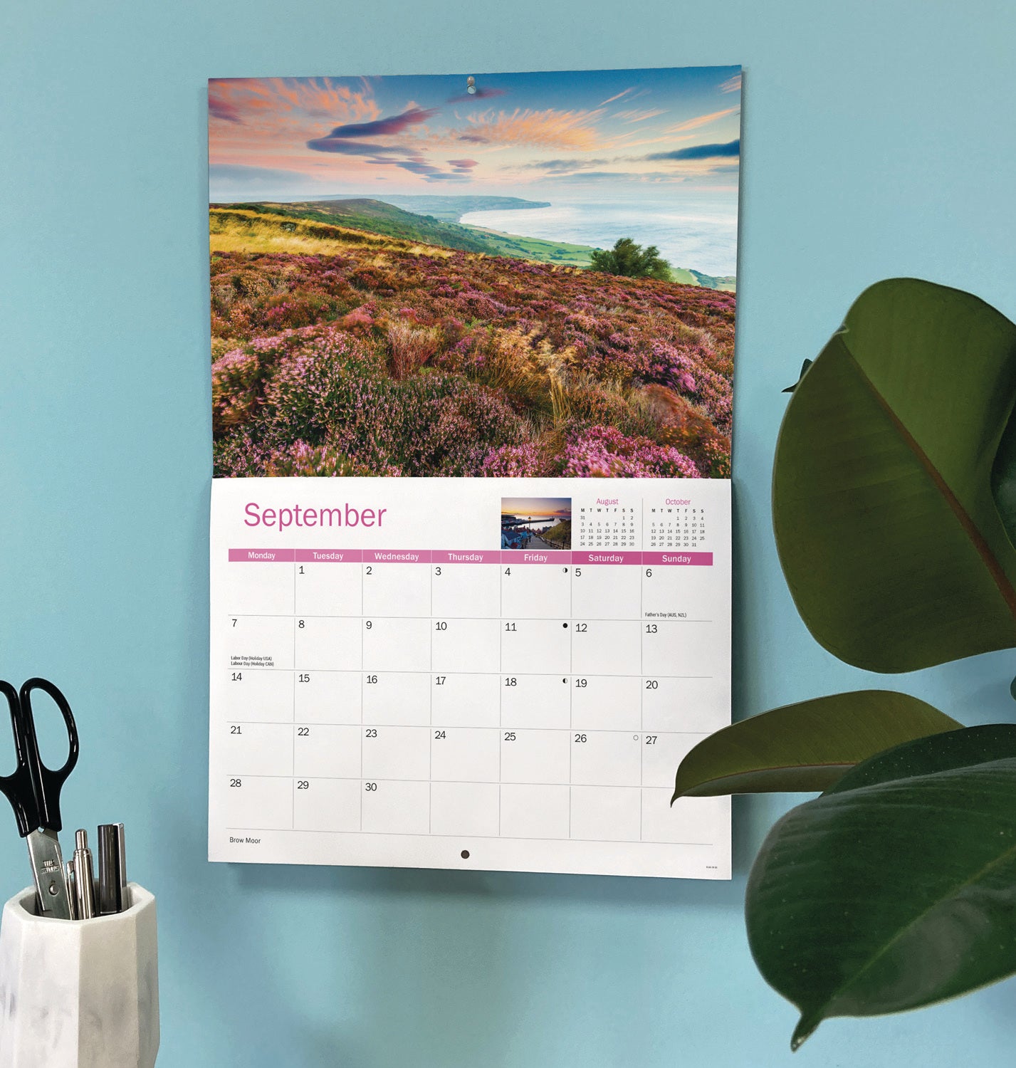 Yorkshire A4 Calendar 2026