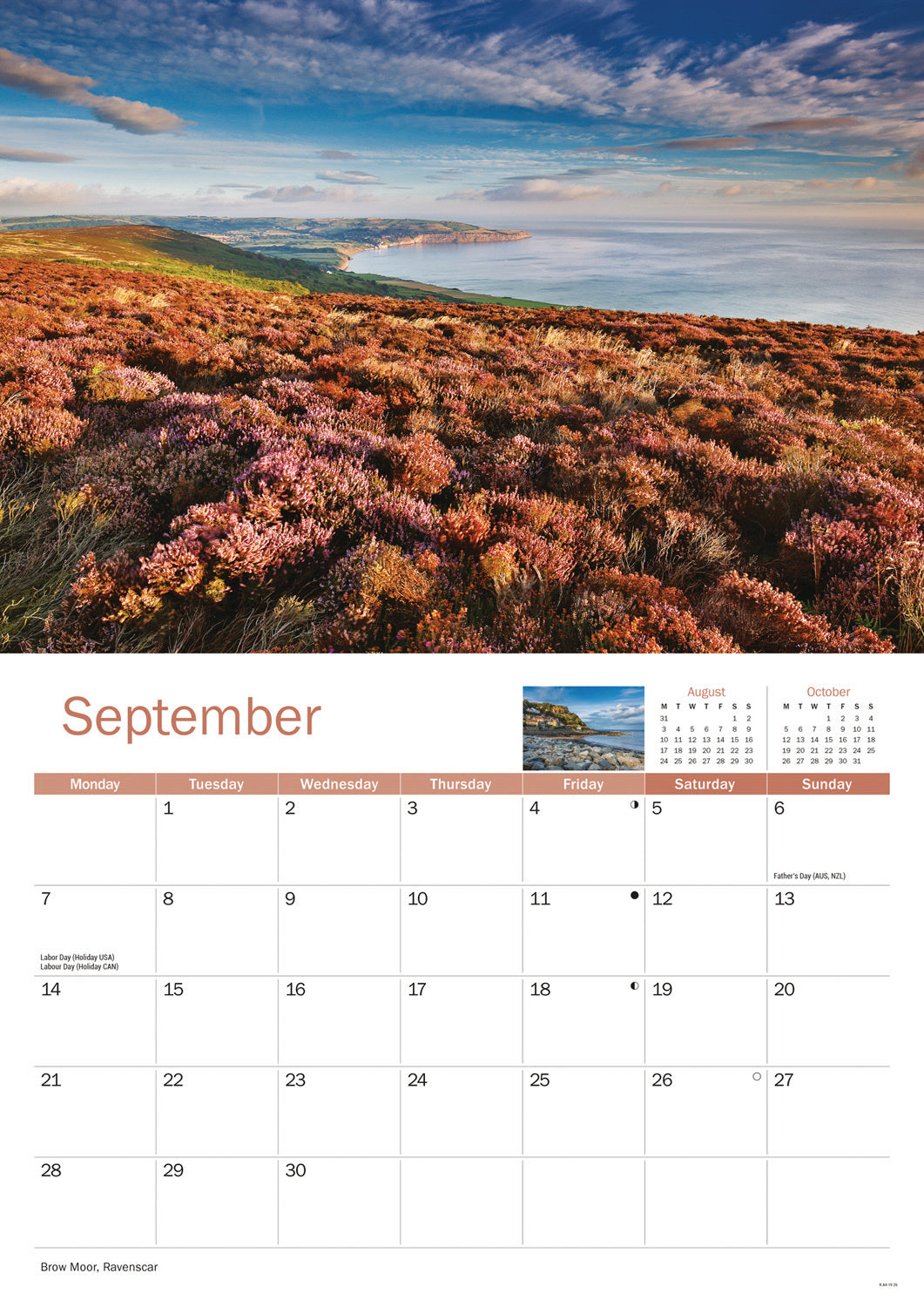 Yorkshire Coast A4 Calendar 2026