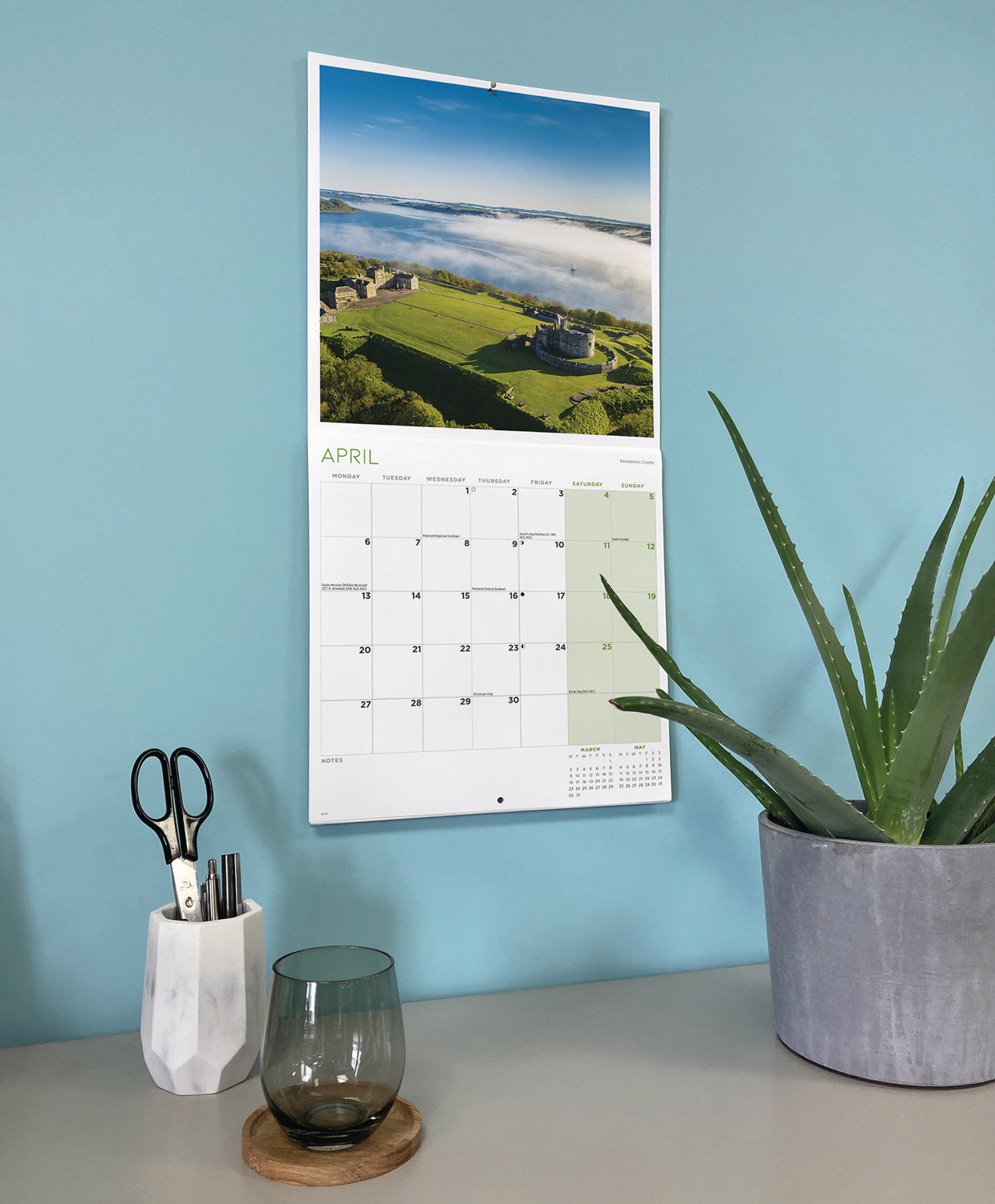Beauty of Cornwall Wall Calendar 2026
