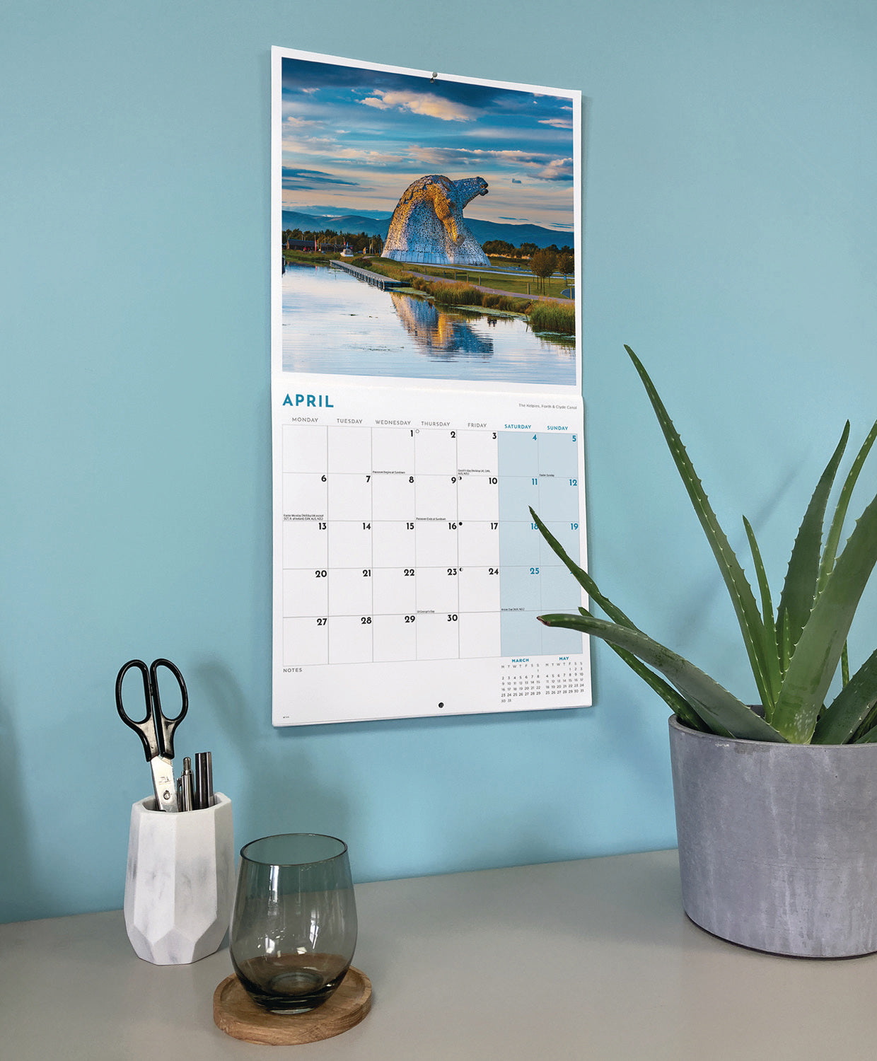 Canals & Waterways Wall Calendar 2026