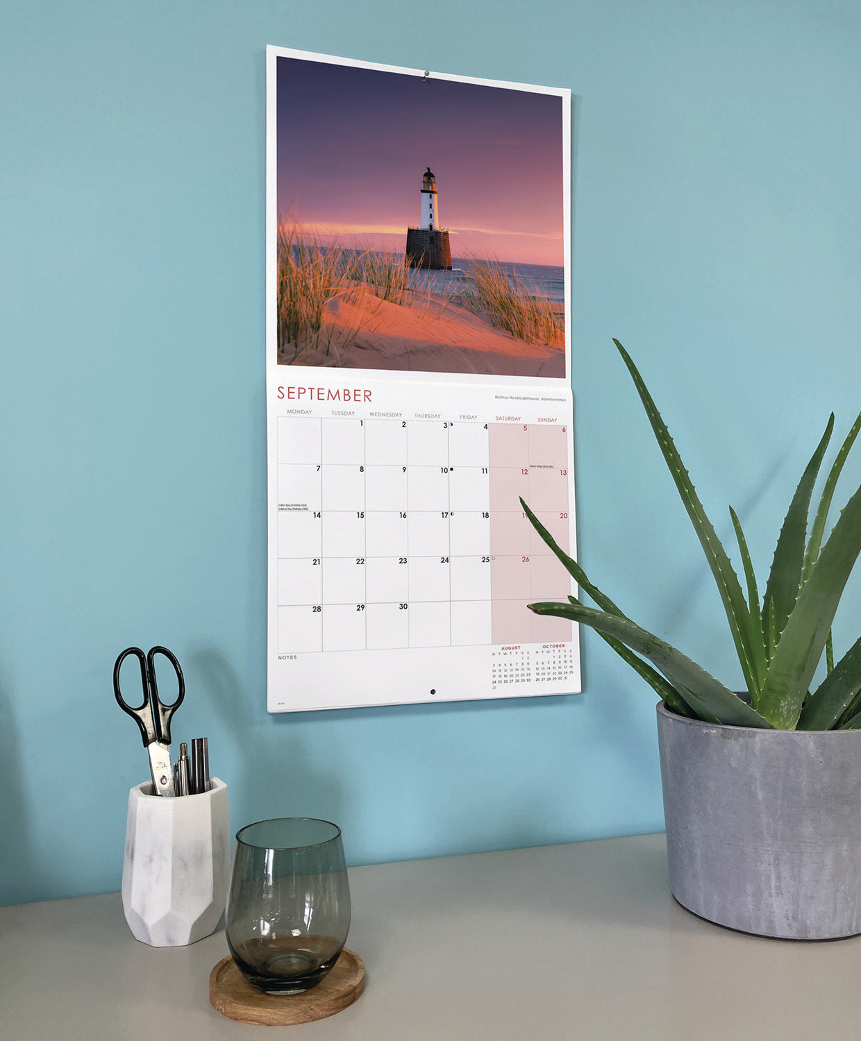 British Lighthouses Wall Calendar 2026