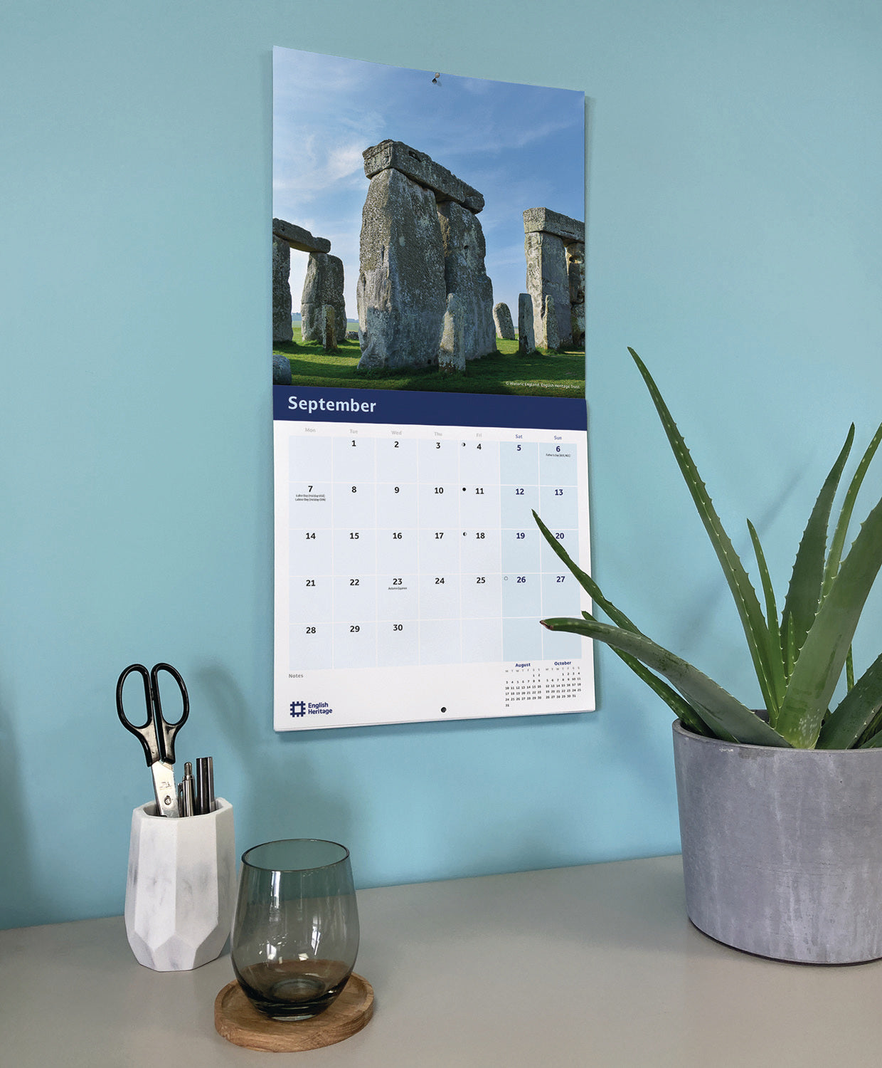 English Heritage Stonehenge Wall Calendar 2026