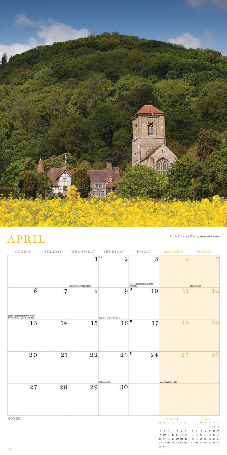 Rural Britain Wall Calendar 2026
