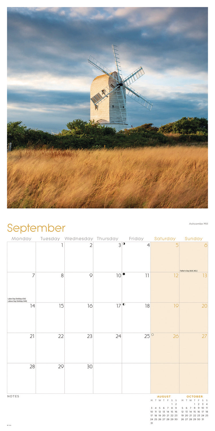 Sussex Wall Calendar 2026