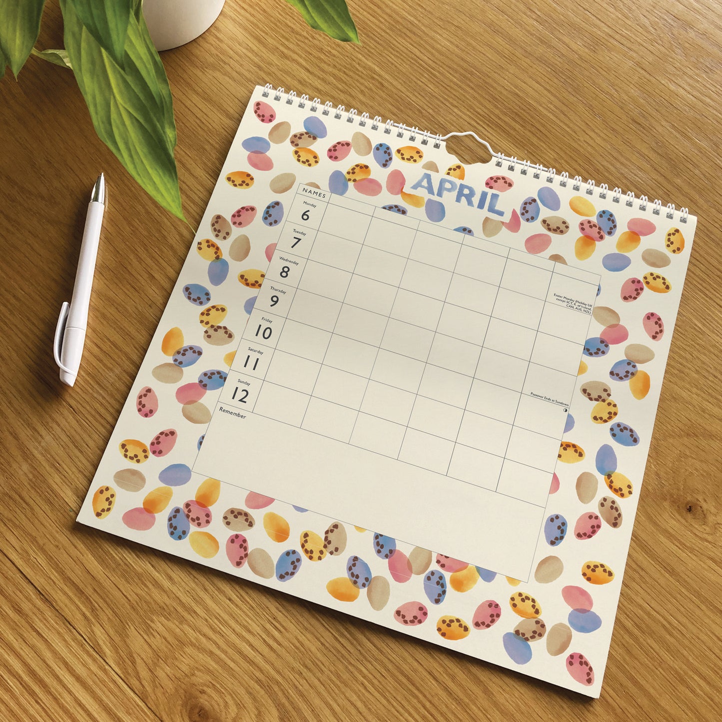 Emma Bridgewater Fruit and Flowers Tiles WTV Planner Wall Calendar 2026
