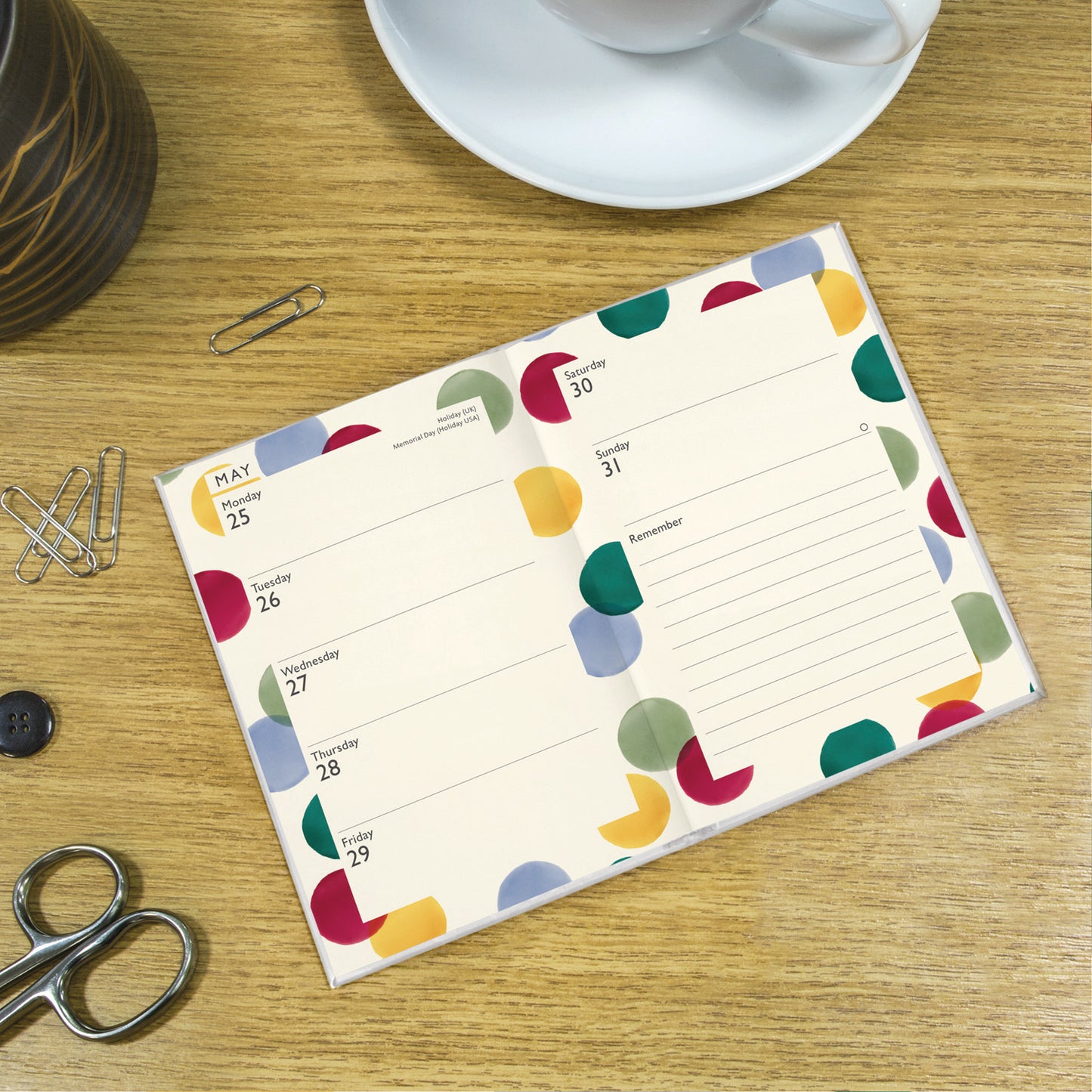 Emma Bridgewater, Big Polka Dot A6 Diary 2026