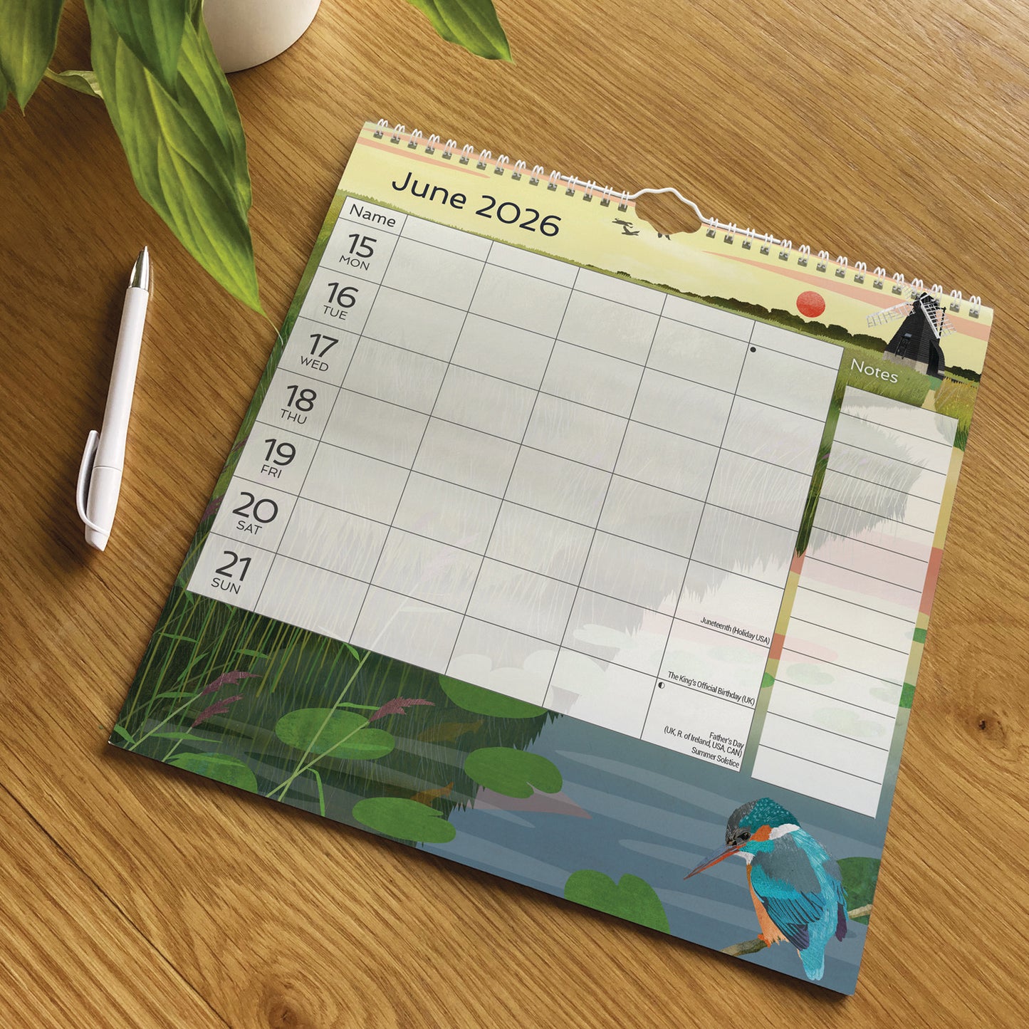 National Trust WTV Planner Wall Calendar 2026