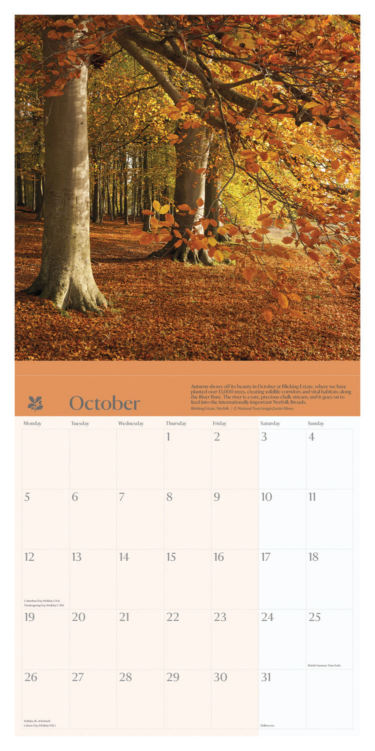 Seasons, National Trust Wall Calendar 2026