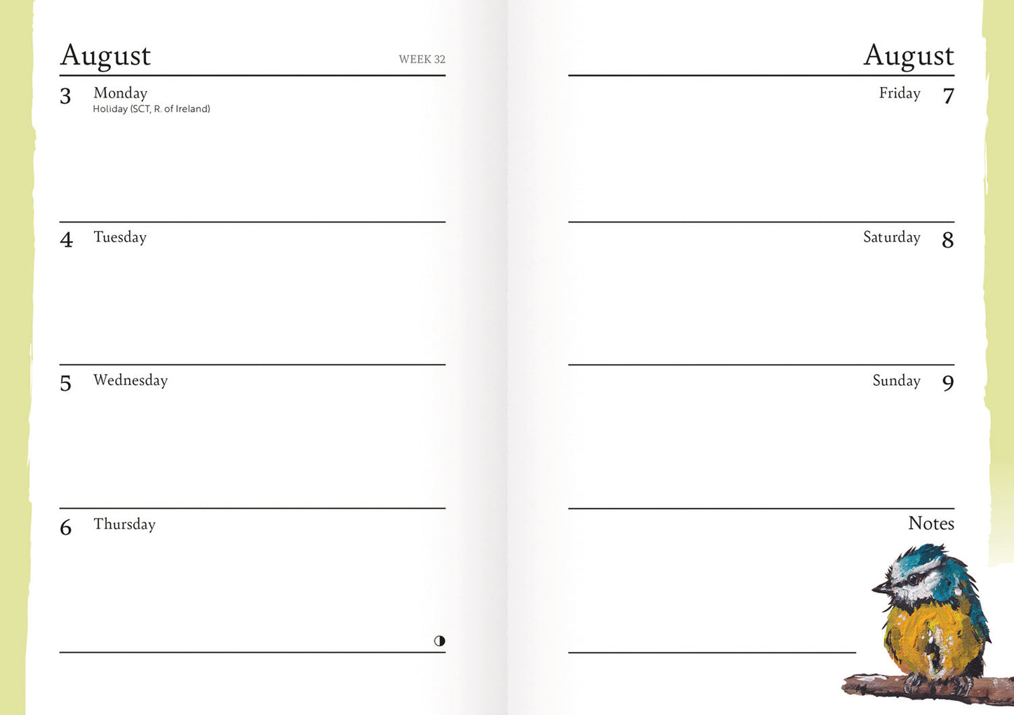 RSPB A6 Diary 2026