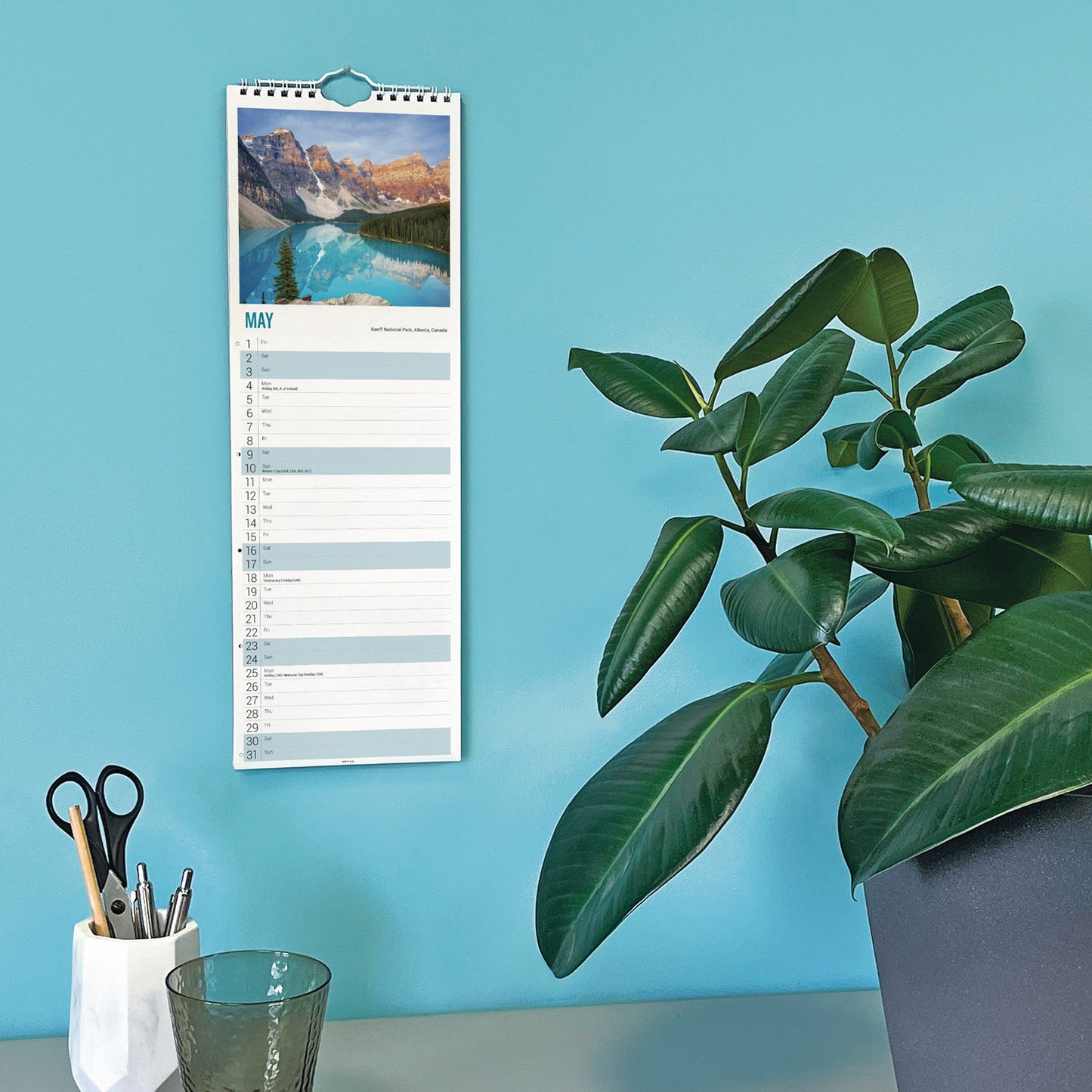 WWF, Beautiful World Slim Calendar 2026