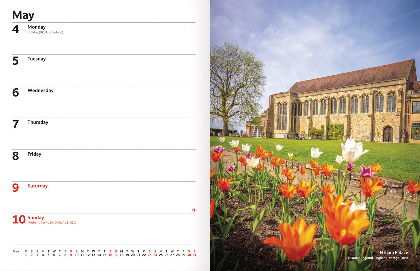 English Heritage Dlx Cased Diary 2026