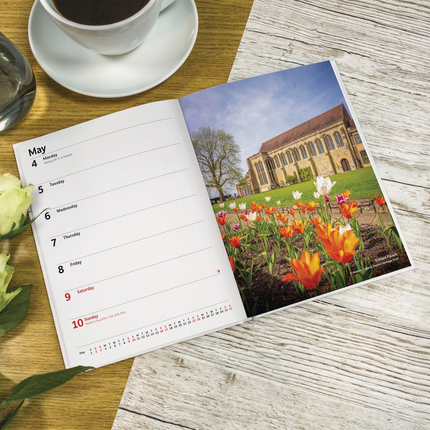 English Heritage Dlx Cased Diary 2026