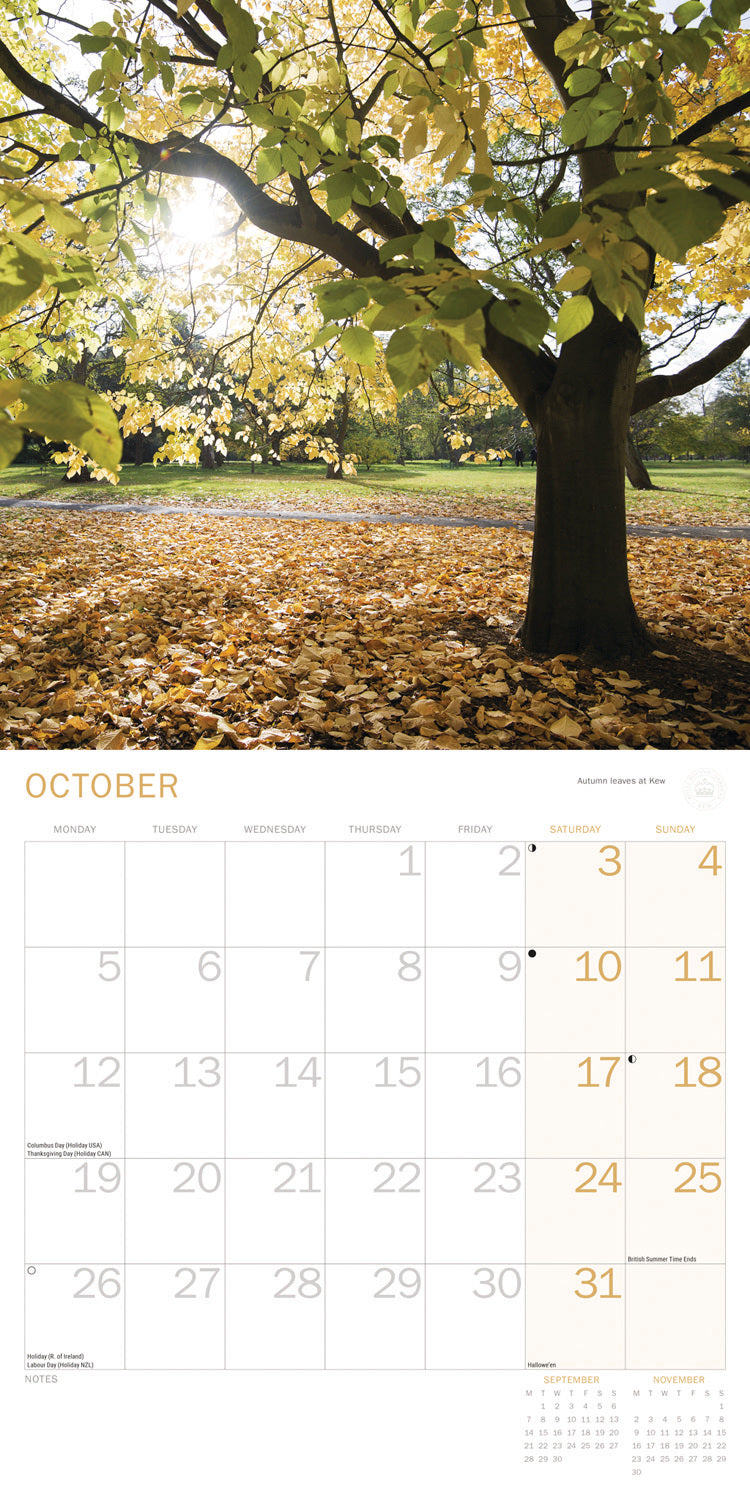 Royal Botanic Gardens Kew, Kew in Colour Wall Calendar 2026