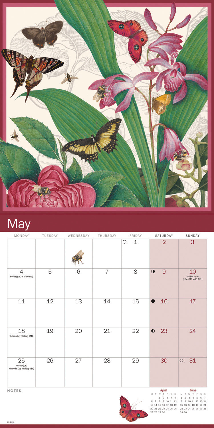 Royal Botanic Gardens Kew, Mini Calendar 2026