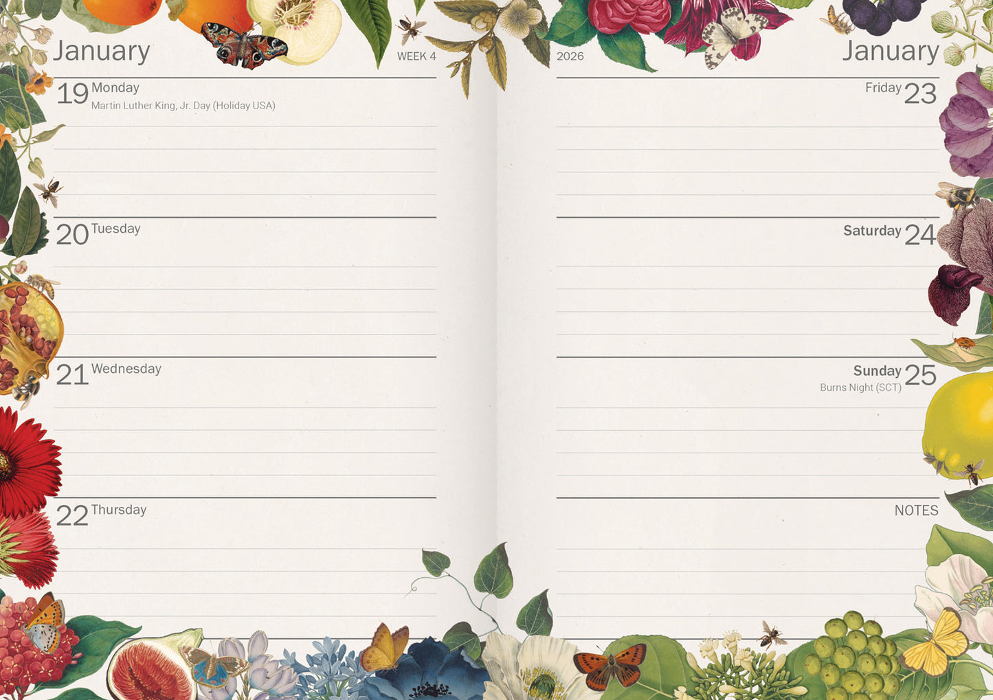 Royal Botanic Kew Gardens A6 Diary 2026