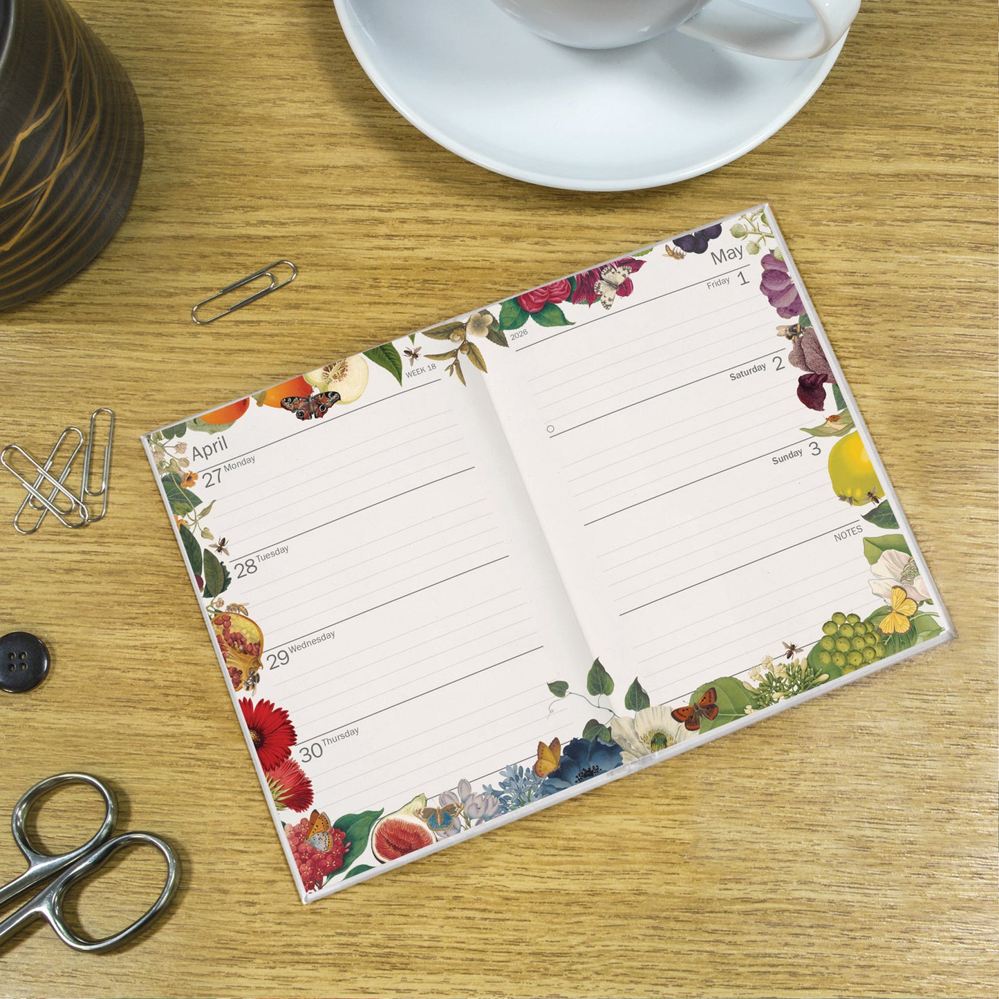 Royal Botanic Kew Gardens A6 Diary 2026