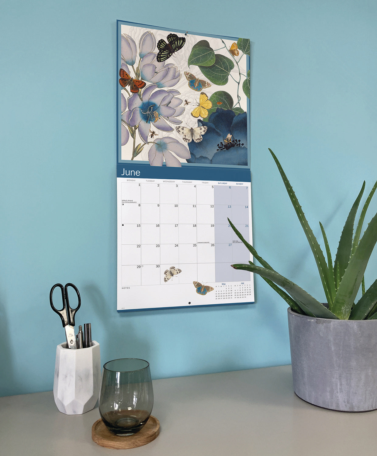 Royal Botanic Gardens Kew, Floral Illustrated Wall Calendar 2026