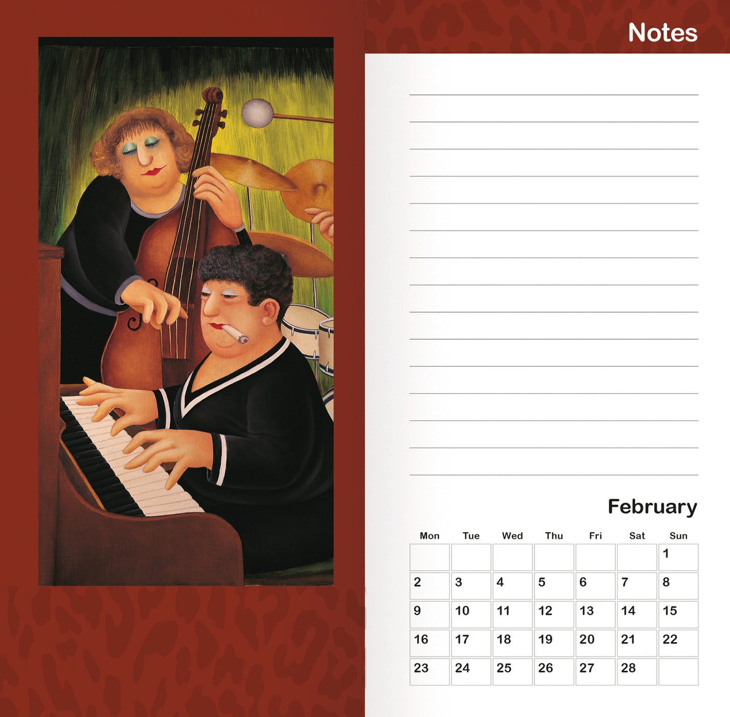 Beryl Cook Slim Dlx Diary 2026
