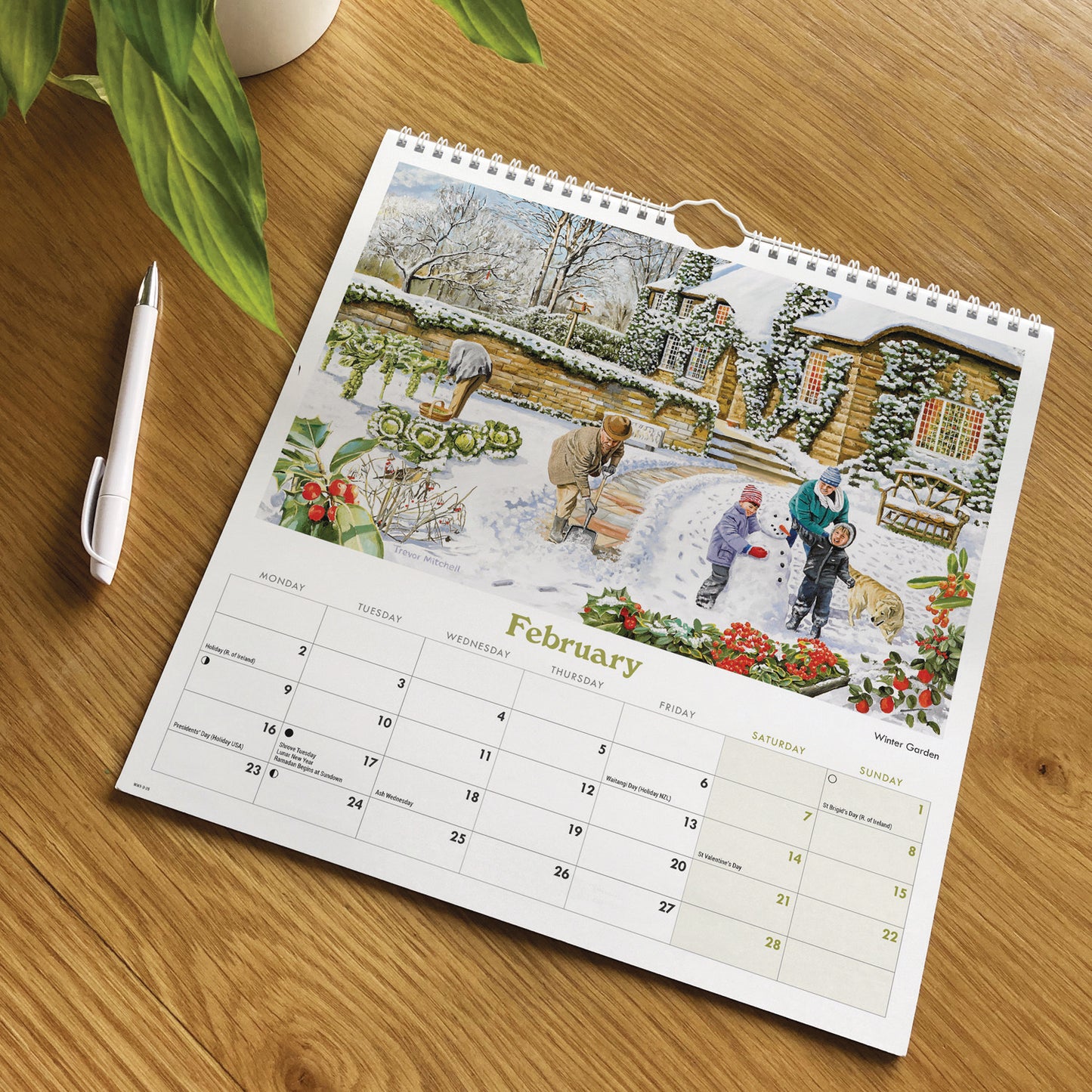 Countryside Memories, Trevor Mitchell Wiro Wall Calendar 2026