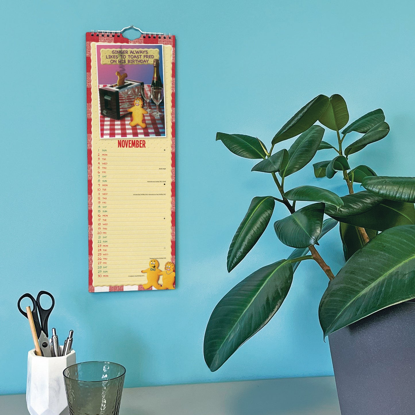 Fred & Ginger Slim Calendar 2026