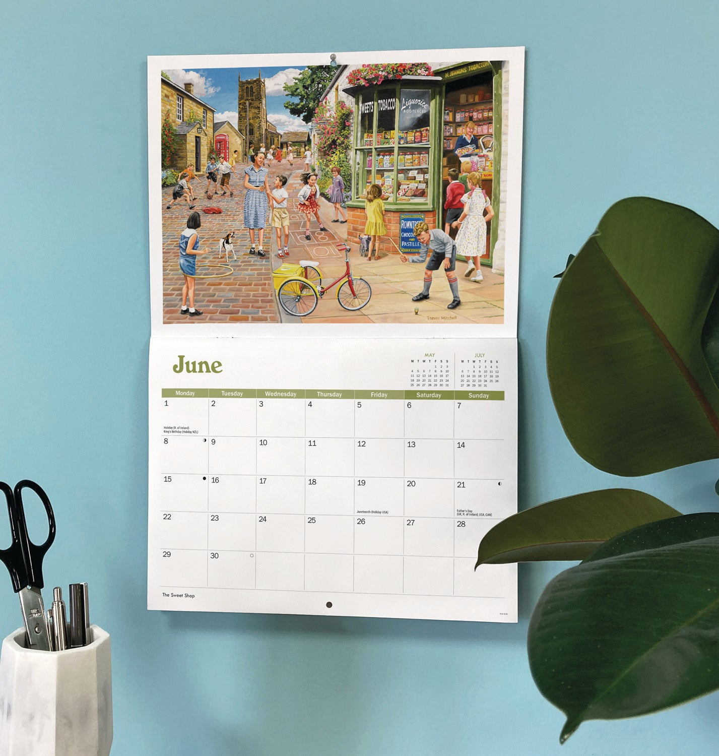 Golden Days, Trevor Mitchell A4 Calendar 2026