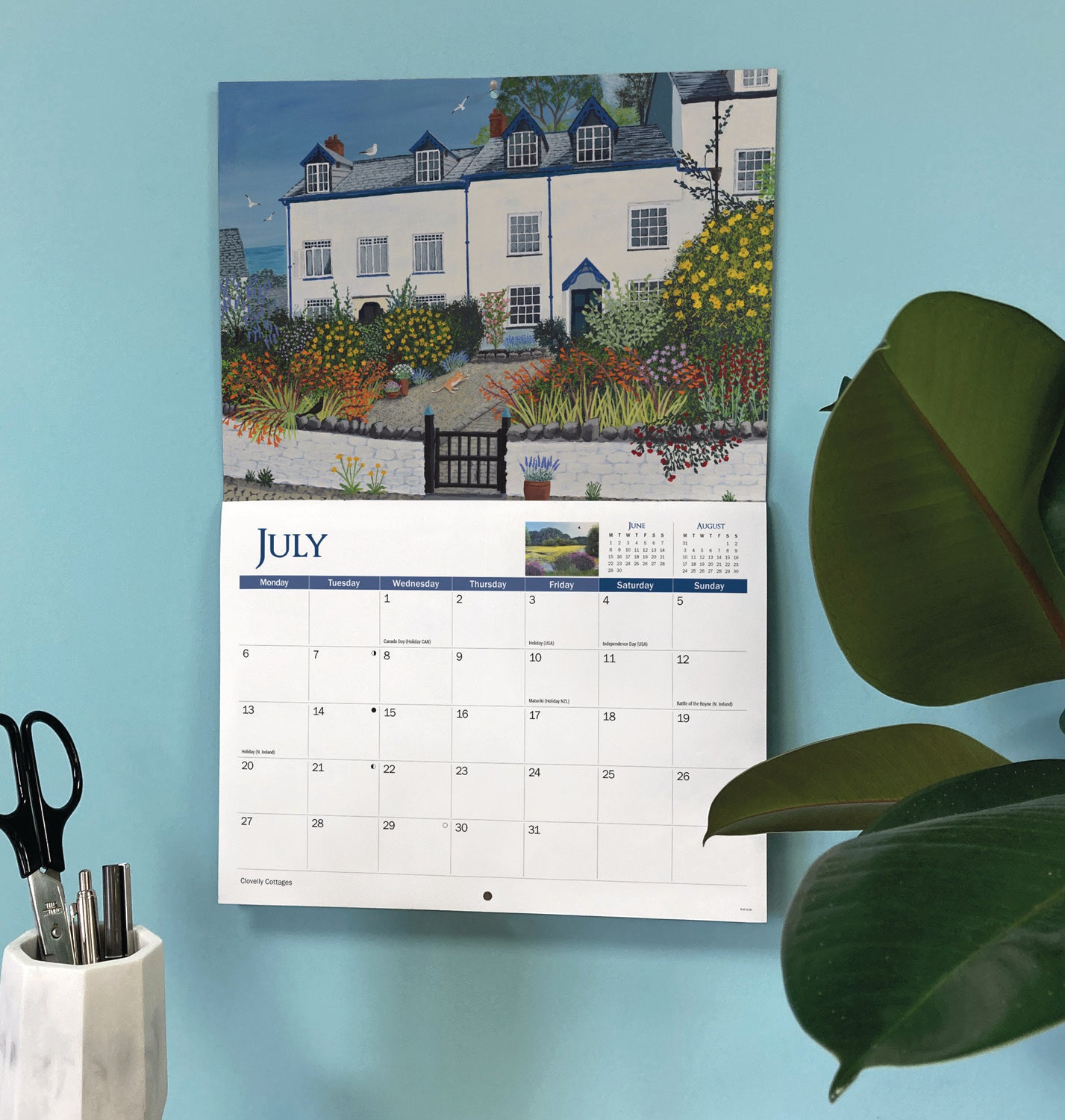 Jo Grundy Country Year A4 Calendar 2026