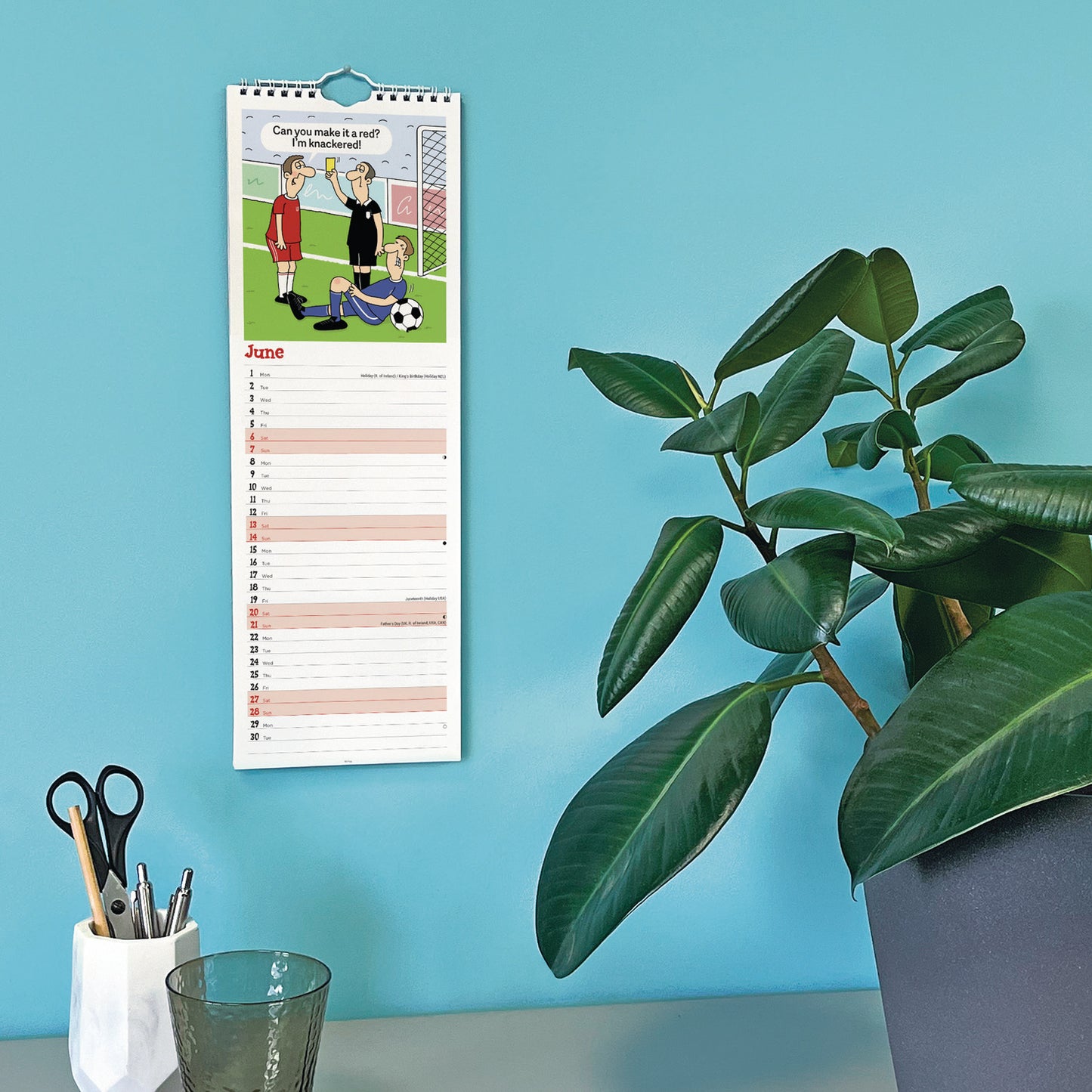 Twizler Slim Calendar 2026