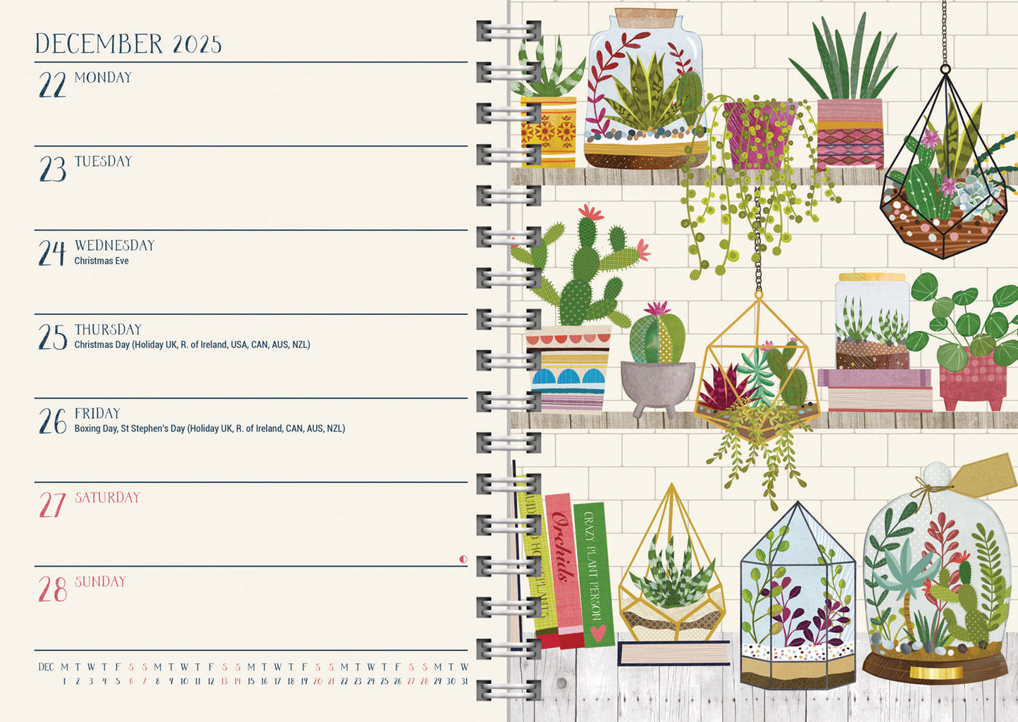 Georgia Breeze A5 Wiro Diary 2026