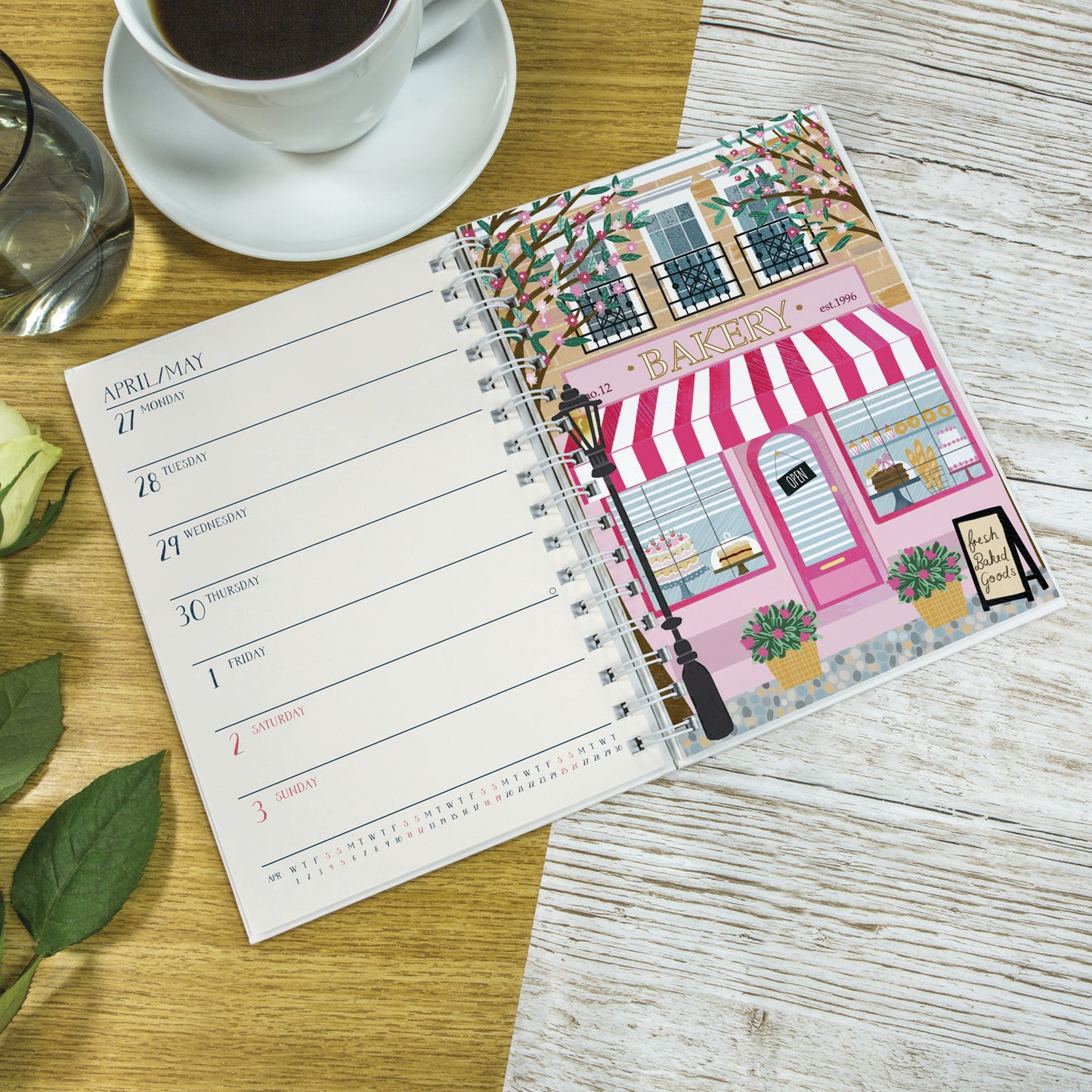 Georgia Breeze A5 Wiro Diary 2026