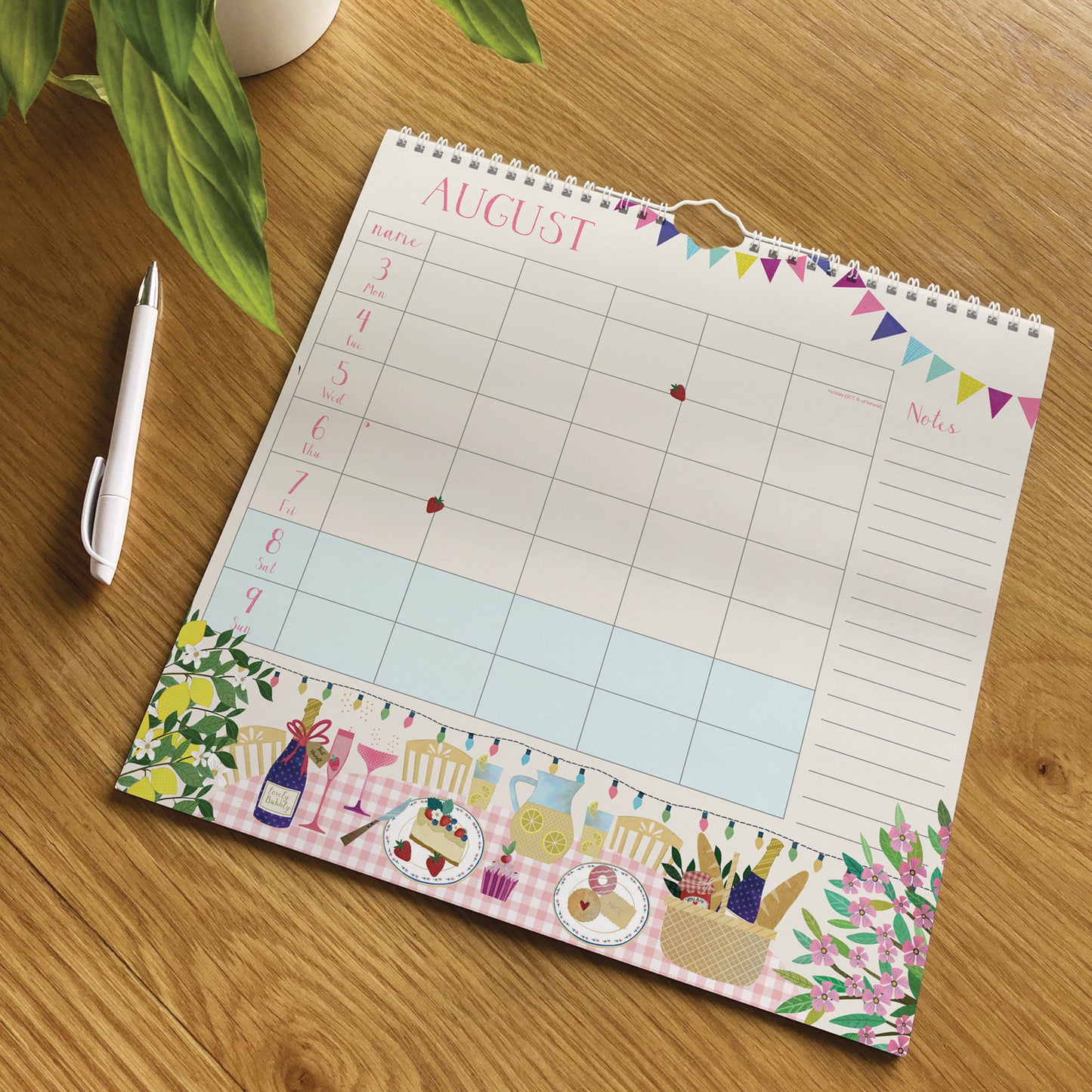 Georgia Breeze WTV Planner Wall Calendar 2026